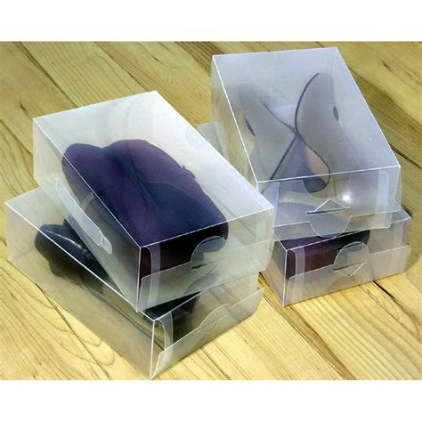 Transparent PP material - see-through, stackable and durable Polypropylene Plastic Number of Pieces 1 8 6 6 10 12 Compare with similar items. . See through shoe boxes